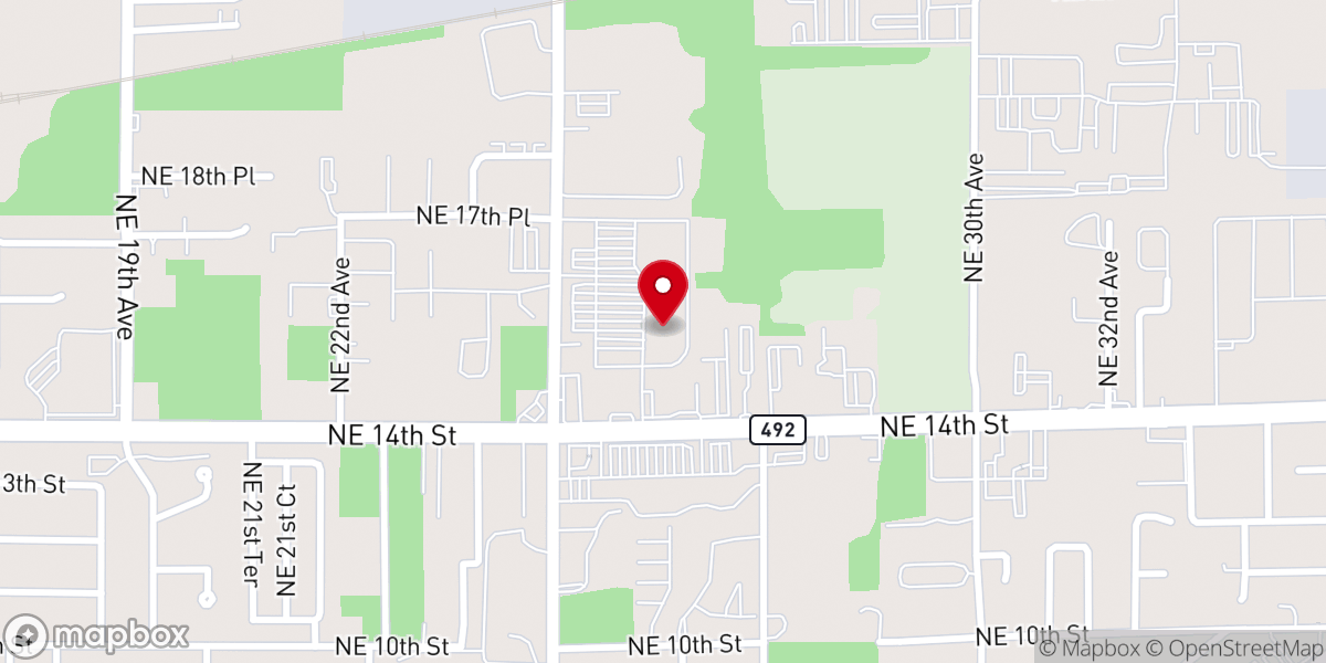 Map showing location of Unchained Healing Ministries Inc