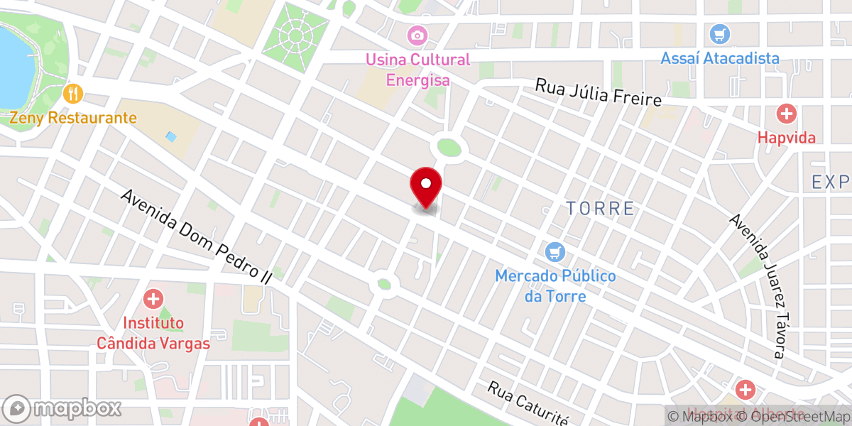 Map showing location of Igreja Pentecostal Deus é Amor Sede Estadual