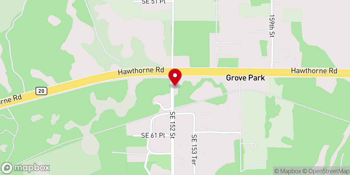 Map showing location of Grove Park Community Christian