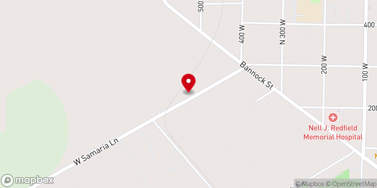 Map showing location of St. Paul's Catholic Mission