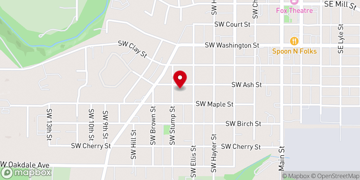 Map showing location of New Beginnings Church of God of Prophecy