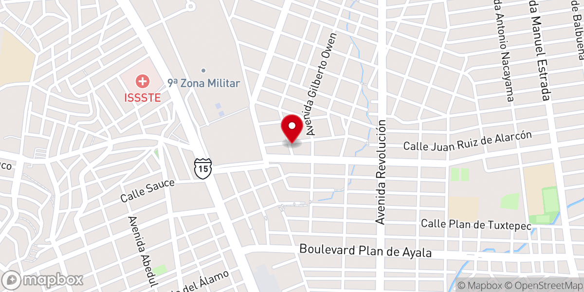 Map showing location of TEMPLO NUEVA JERUSALÉN ASAMBLEAS DE DIOS