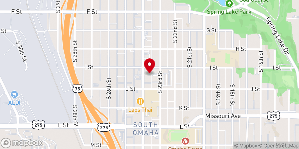 Map showing location of Saint Lukes Episcopal Church