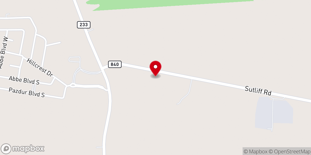 Map showing location of Seventh-day Adventist Church