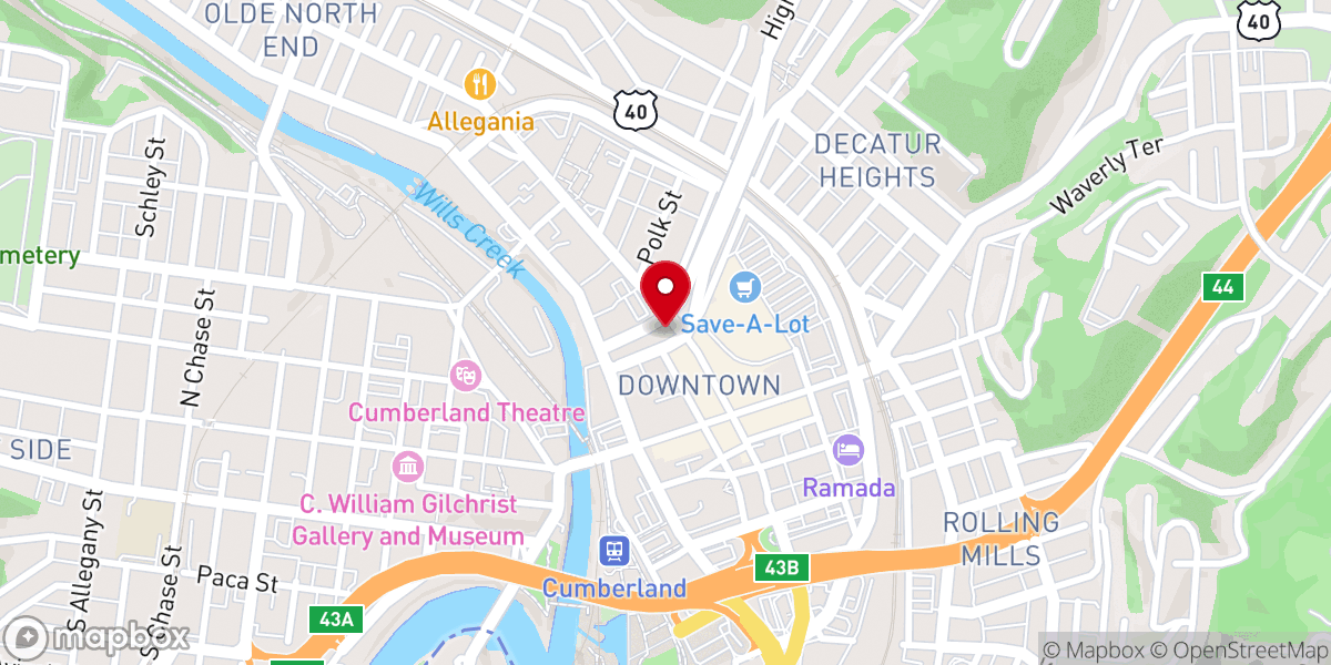 Map showing location of Northstar Ministries