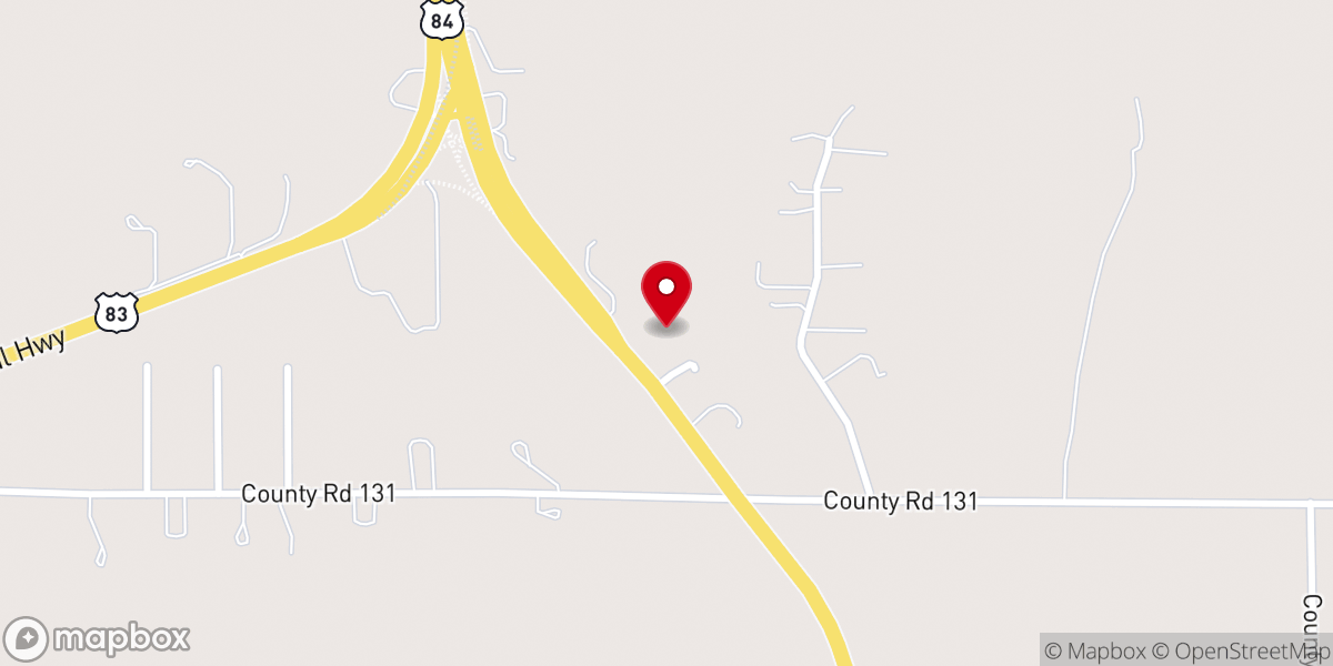 Map showing location of Gateway Baptist Church