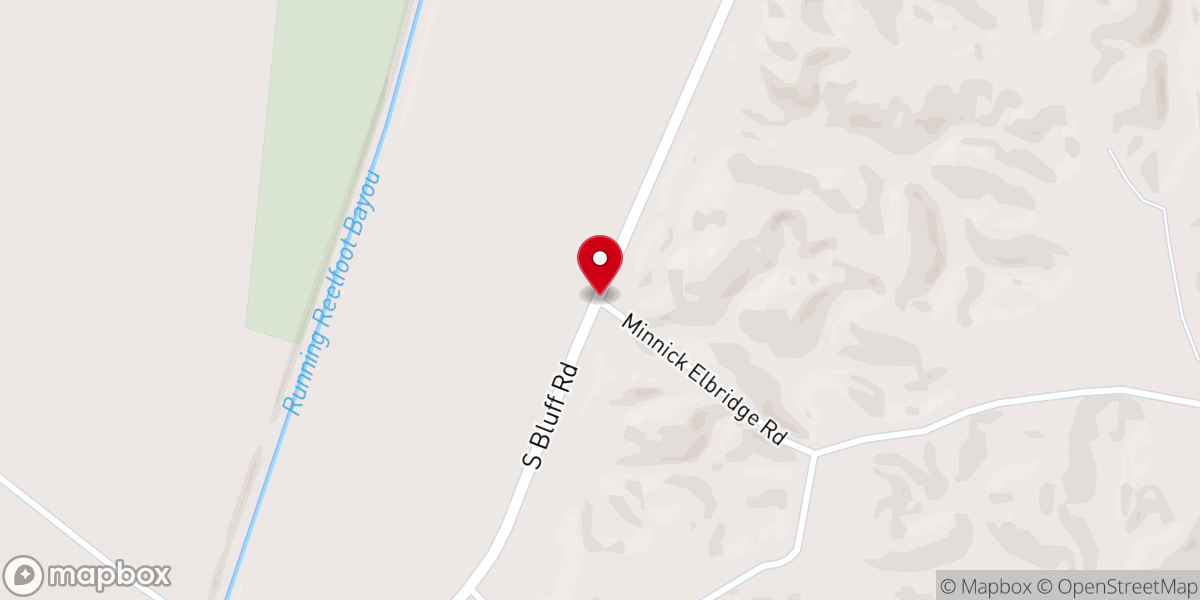 Map showing location of Reelfoot Rural Ministries