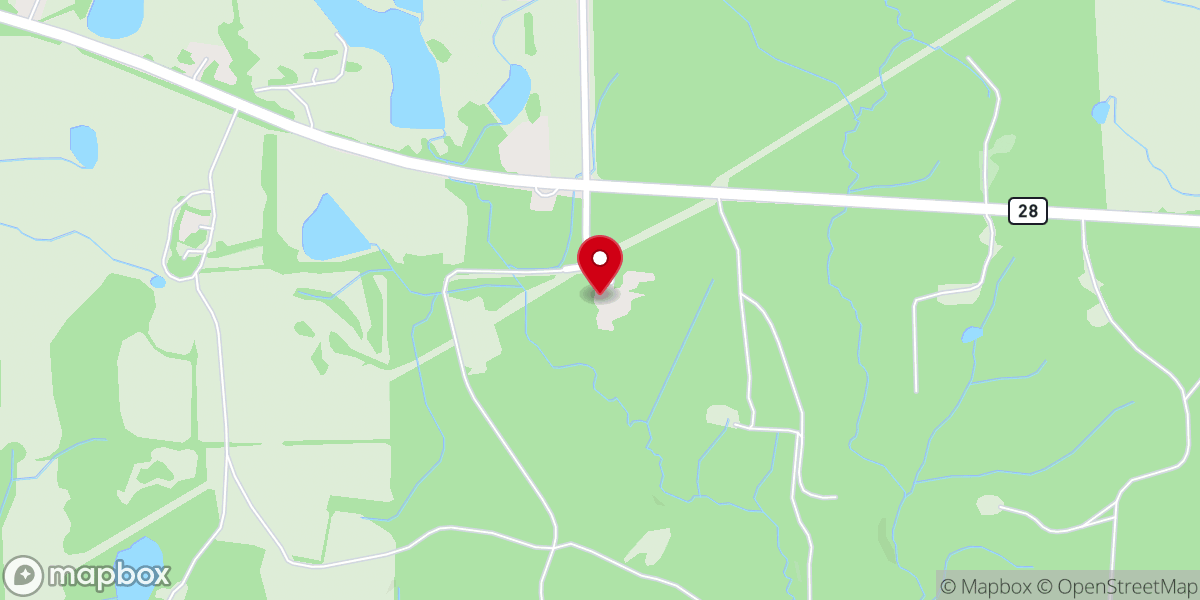 Map showing location of Mount Pilgrim Primitive Baptist Church