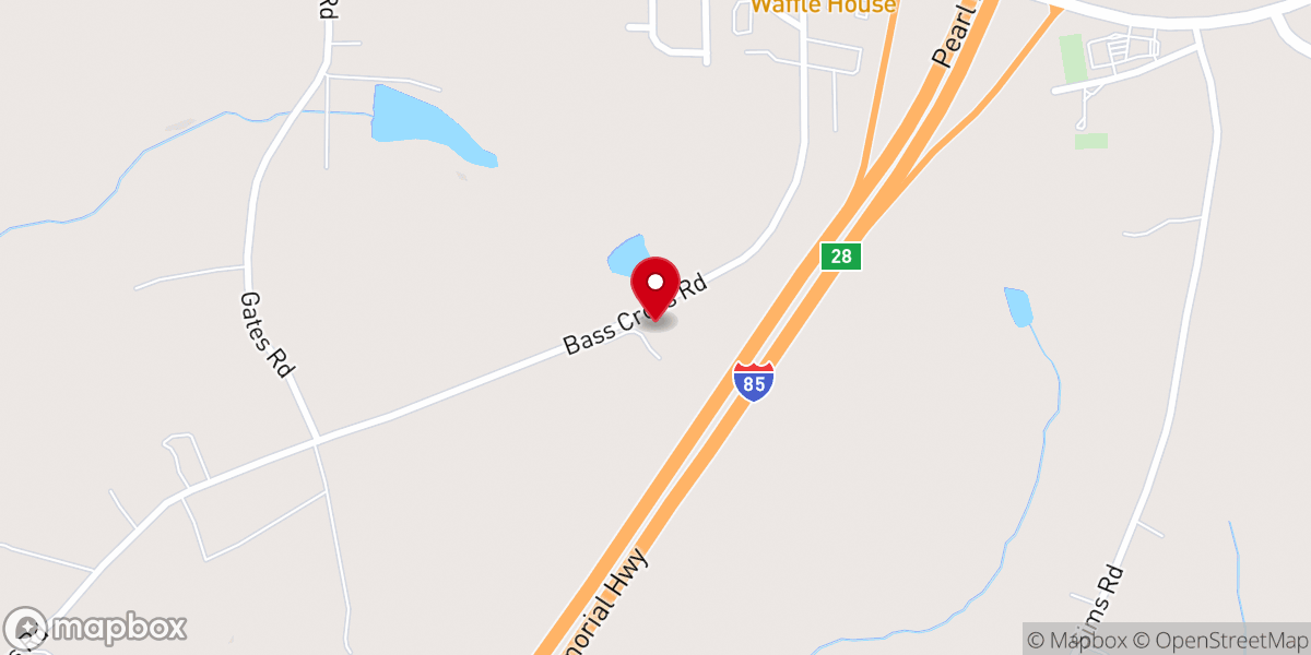 Map showing location of Grace Covenant Worship Center