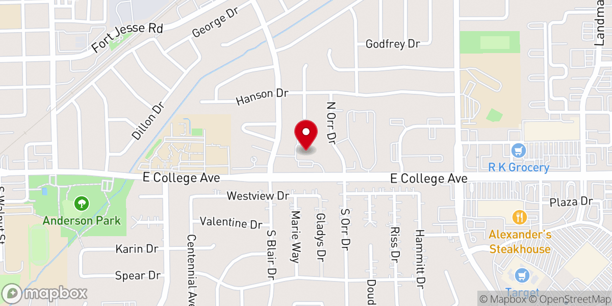 Map showing location of Journey Church