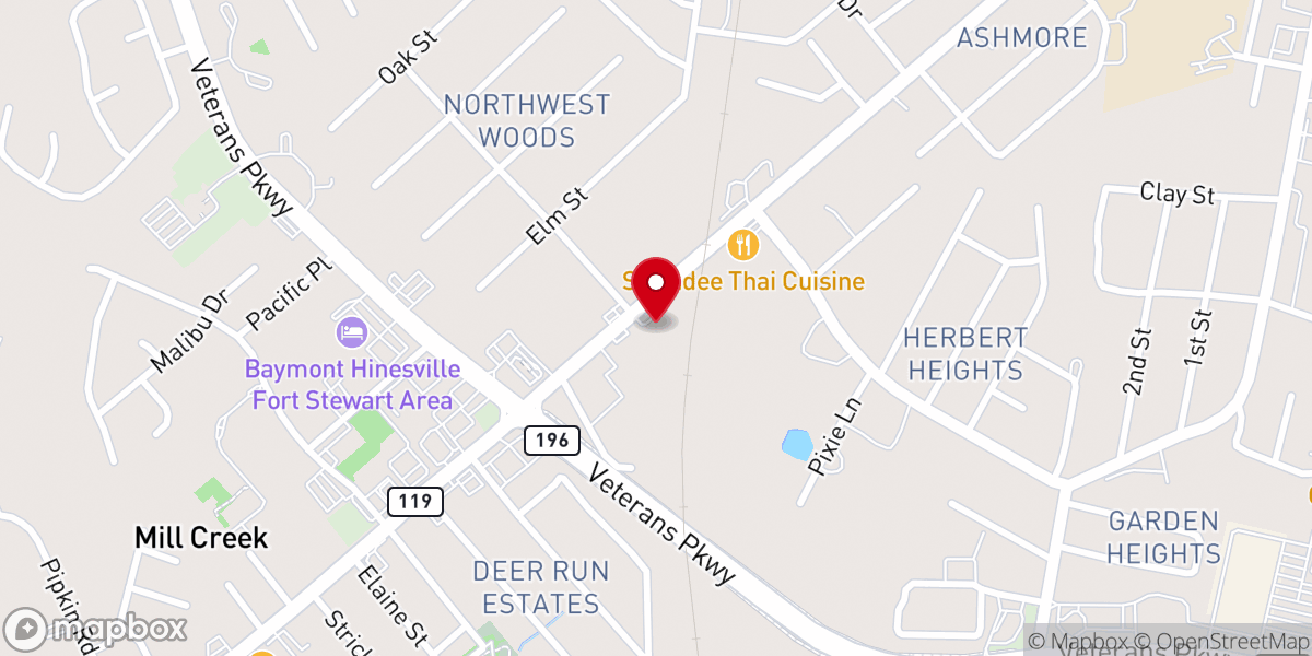 Map showing location of Korean Mission Church