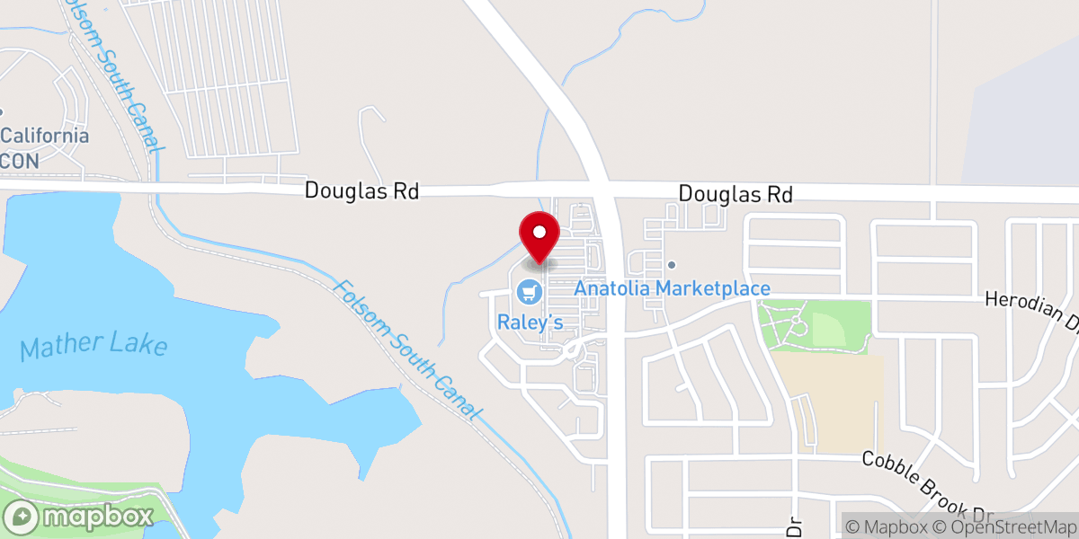 Map showing location of Sunrise Church of Rancho Cordova
