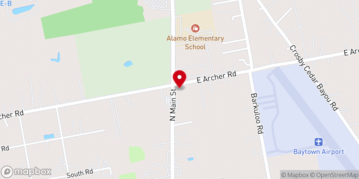 Map showing location of Iglesia El Gran Yo Soy