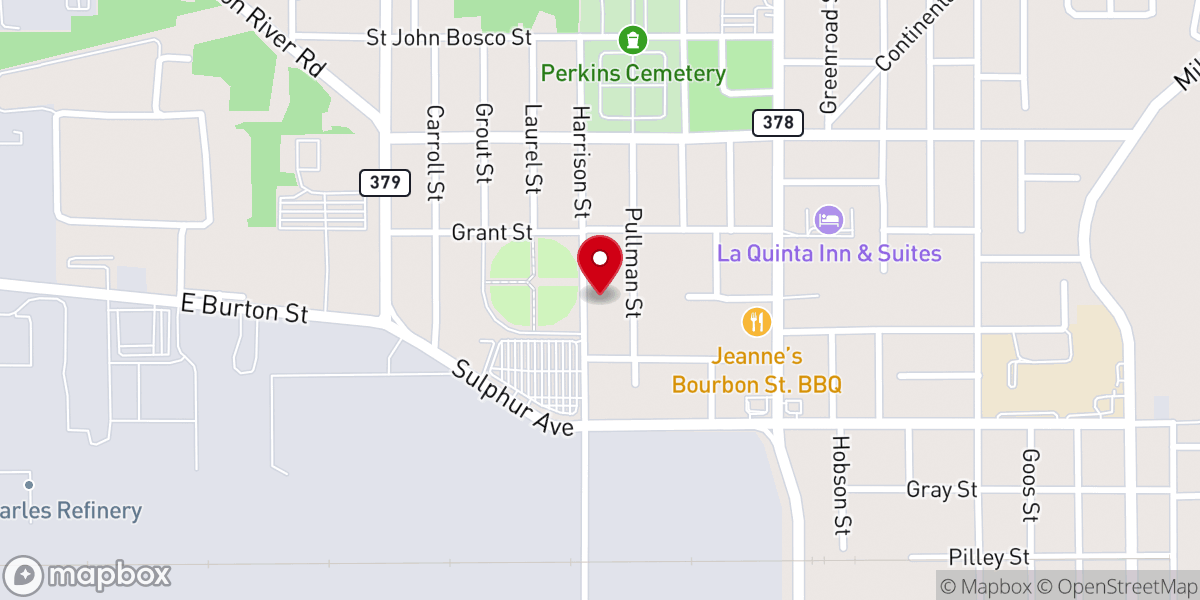 Map showing location of house of prayer