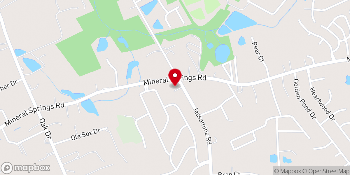 Map showing location of Saint Barnabas Orthodox Church