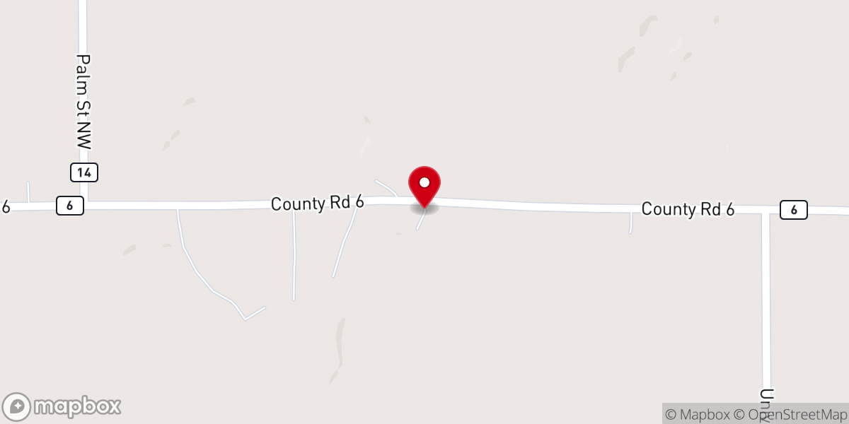 Map showing location of Springvale Baptist Church
