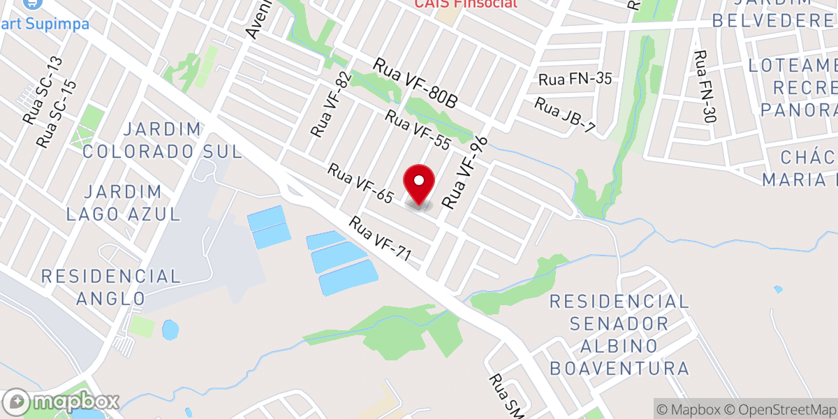 Map showing location of Igreja Pentecostal Jesus É A Luz Que Salva