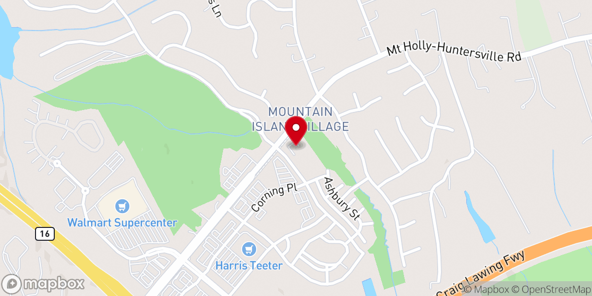 Map showing location of Calvary Chapel Charlotte