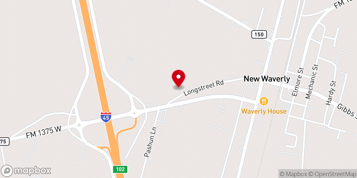 Map showing location of Western Grove Missionary Baptist Church