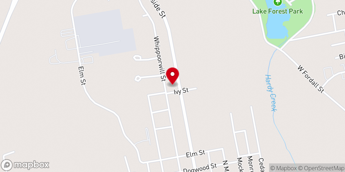 Map showing location of Church of the Living God