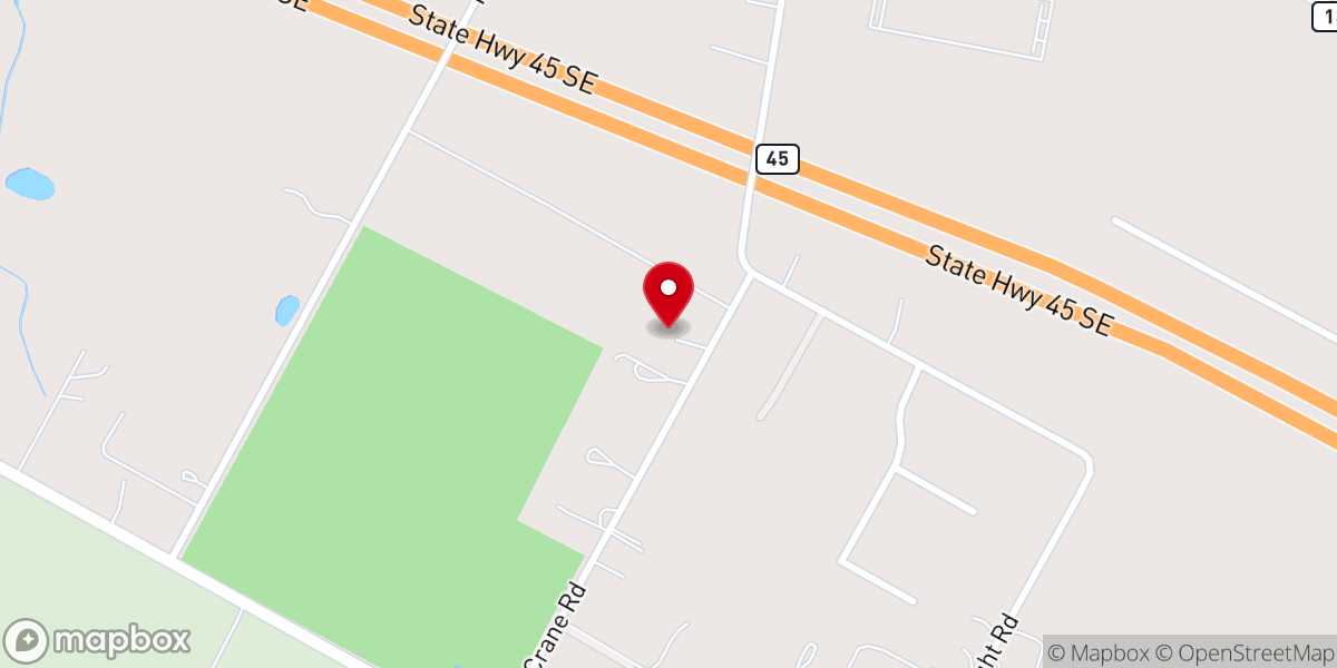 Map showing location of Central Texas Children's Home