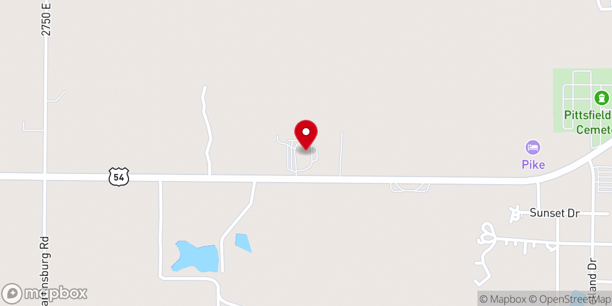 Map showing location of Pike County Christian Academy