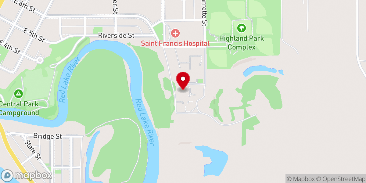 Map showing location of Mount Saint Benedict Monastery