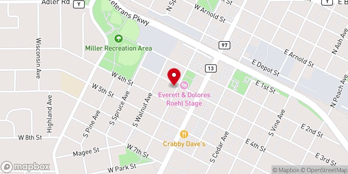 Map showing location of Redeemer Christian Church