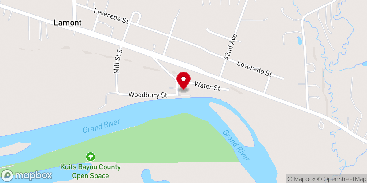 Map showing location of Intersect Healthcare of Lamont