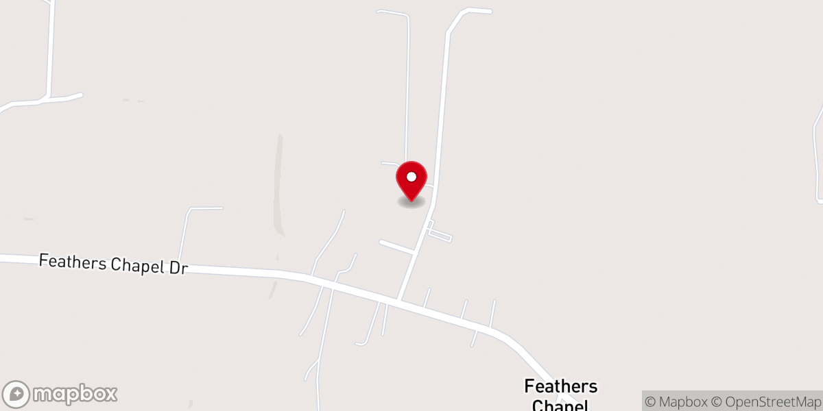 Map showing location of Travel Rest M.B. Church #1