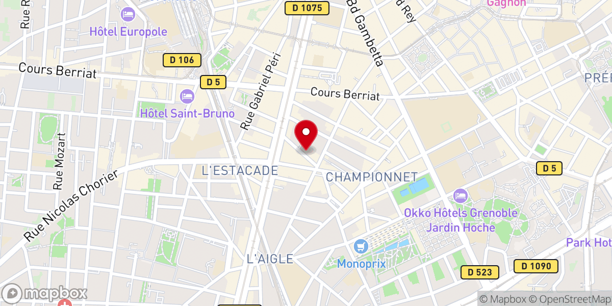 Map showing location of La Chapelle