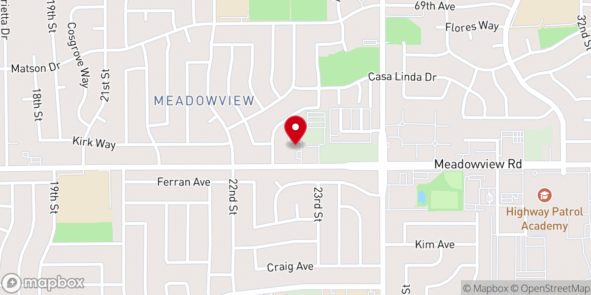 Map showing location of Progressive Church of God In Christ