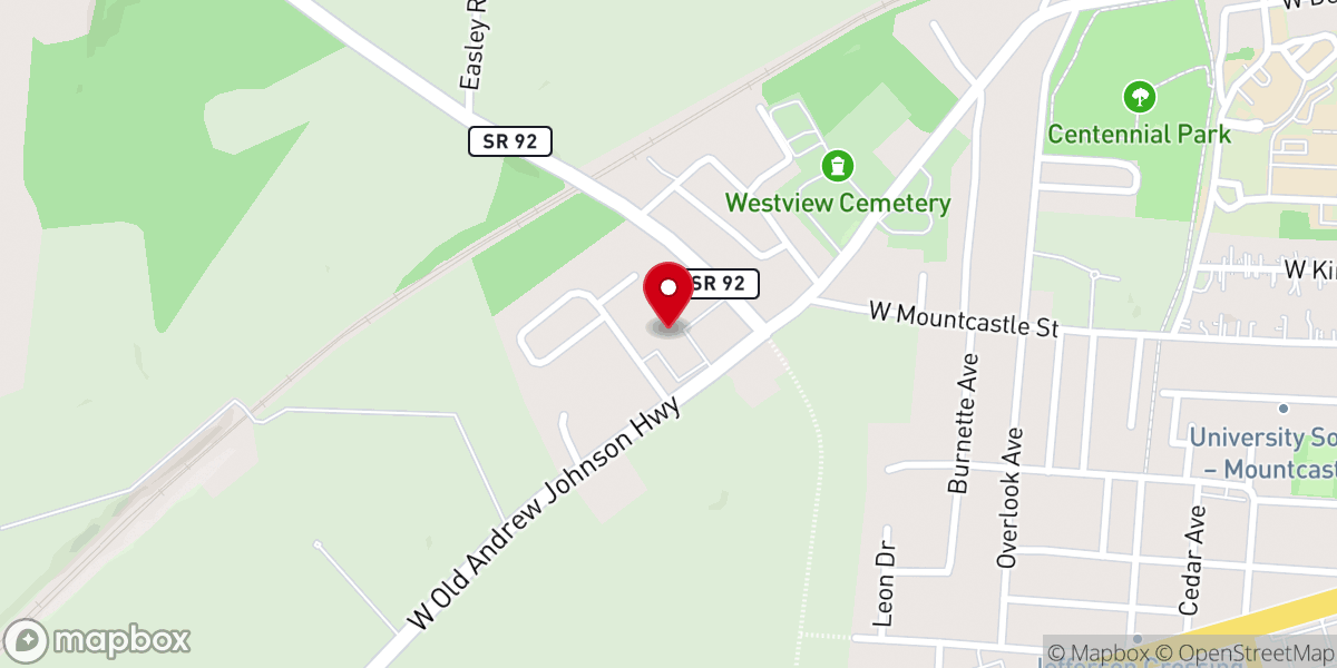 Map showing location of Heritage Fellowship
