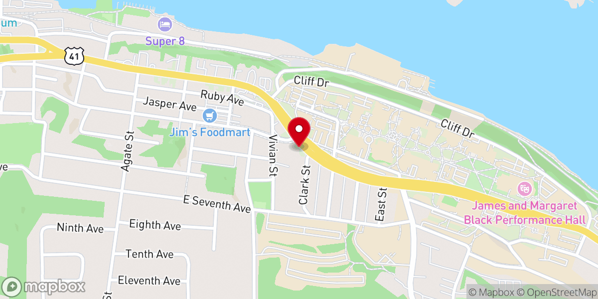 Map showing location of Canterbury House