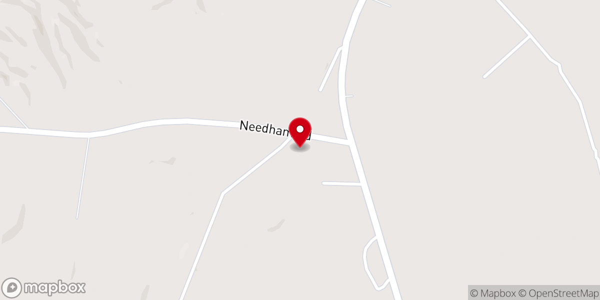 Map showing location of New Lusk United Methodist Church