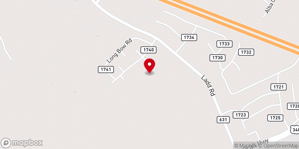 Map showing location of Wayne Hills Baptist Church