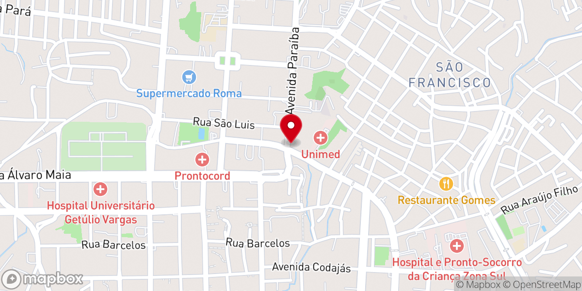 Map showing location of Igreja Pentecostal Santuário Dos Milagres