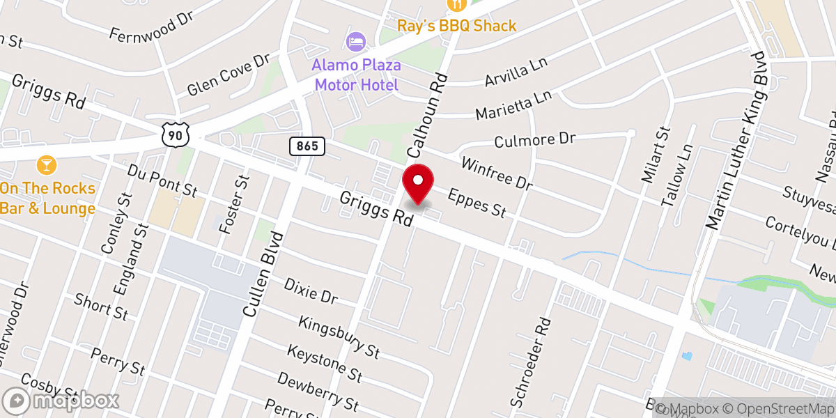 Map showing location of Garden of Gethsemane Baptist
