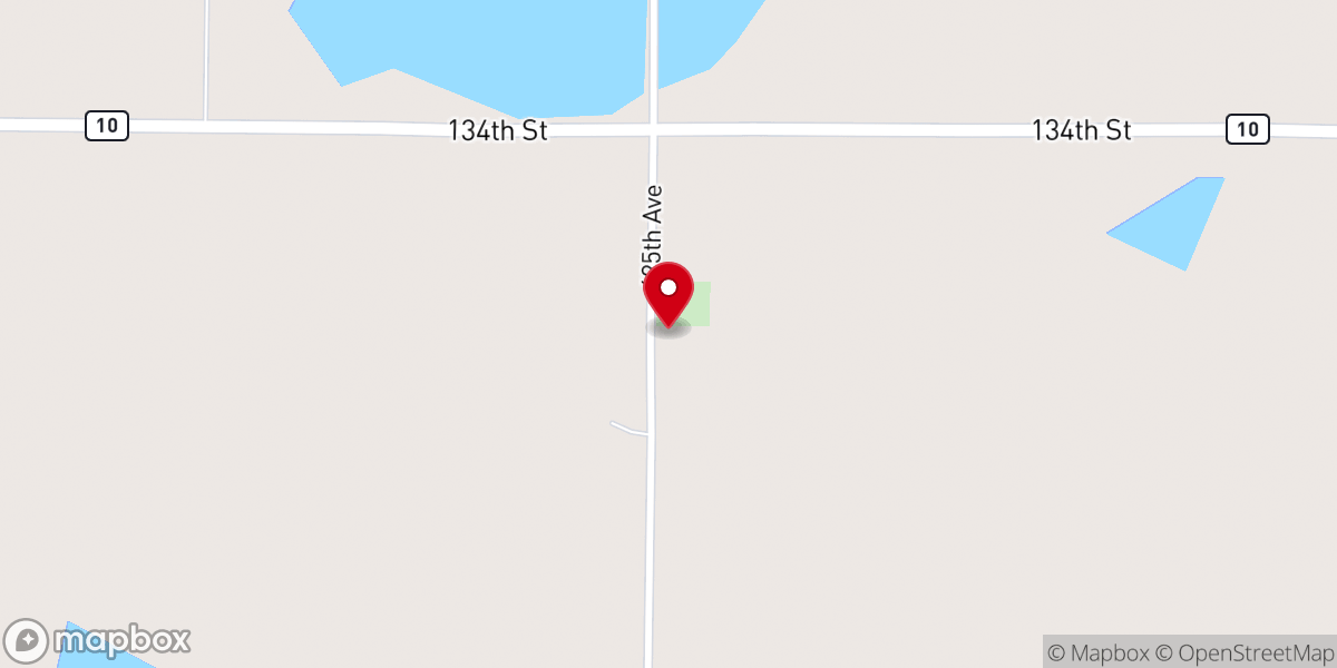 Map showing location of Bergen Church