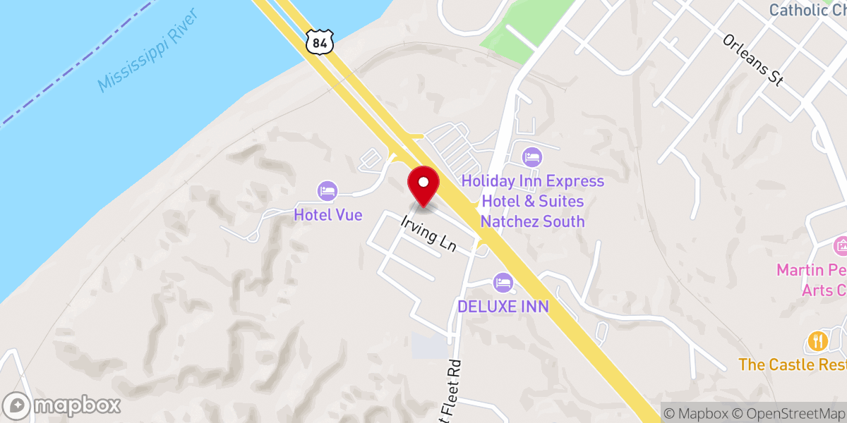 Map showing location of Greater New Bethlehem Baptist Church