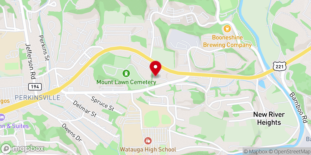 Map showing location of King's Cross Reformed Church