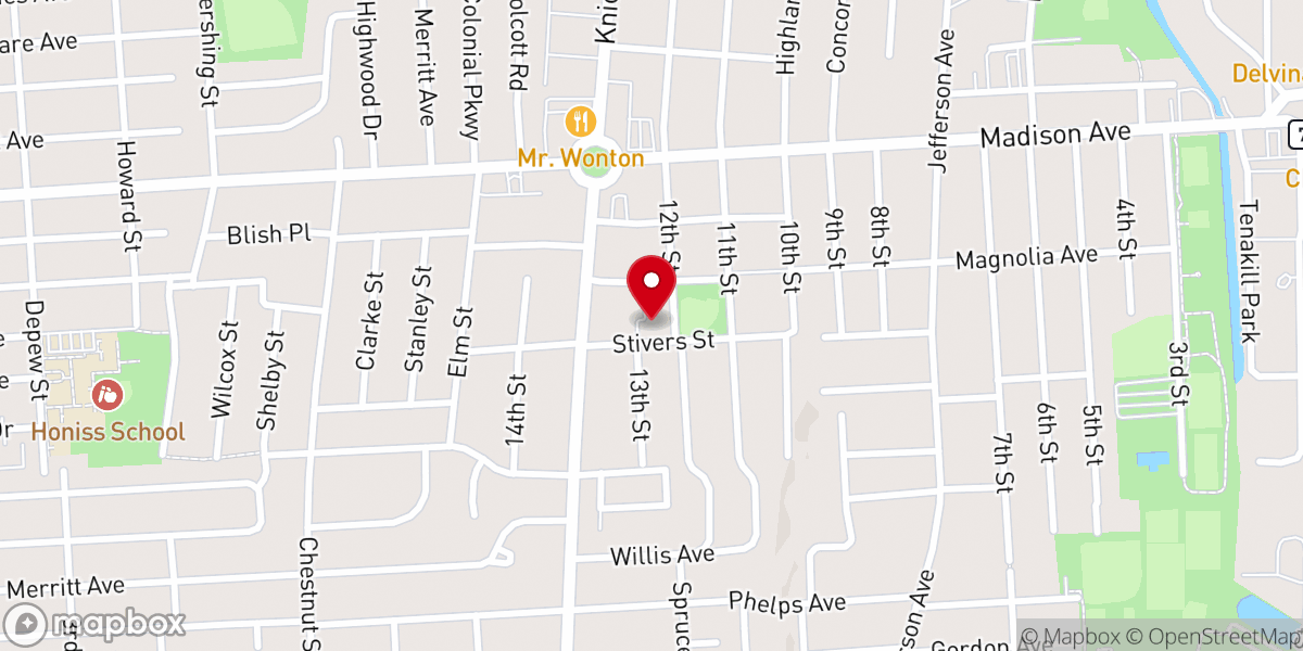 Map showing location of Northern Valley Church