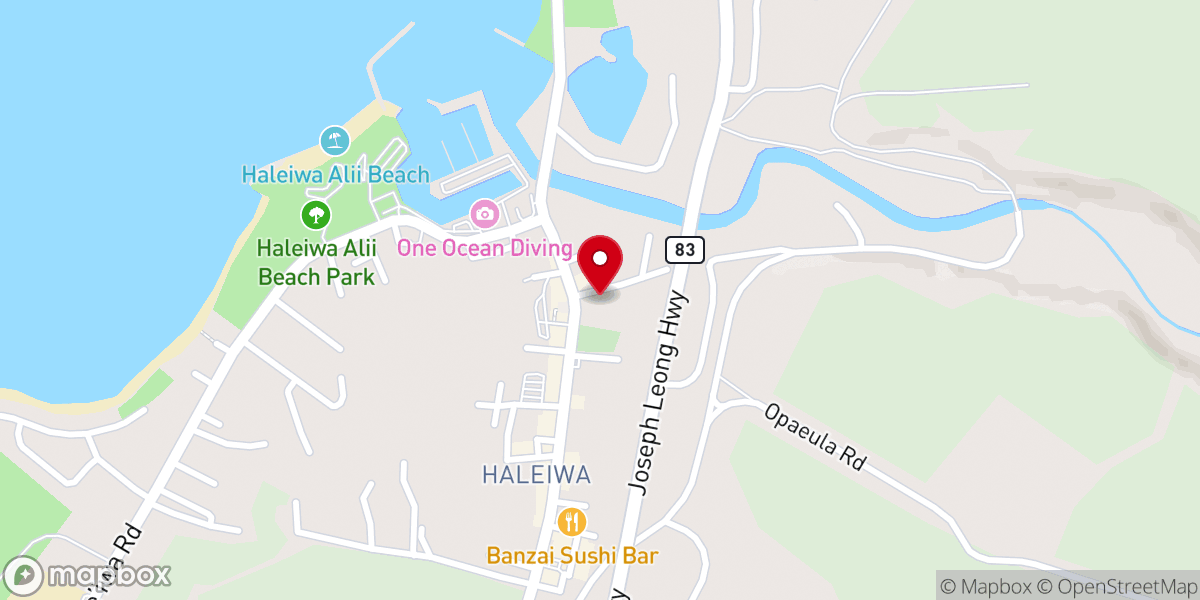 Map showing location of Lili'uokalani Protestant Church