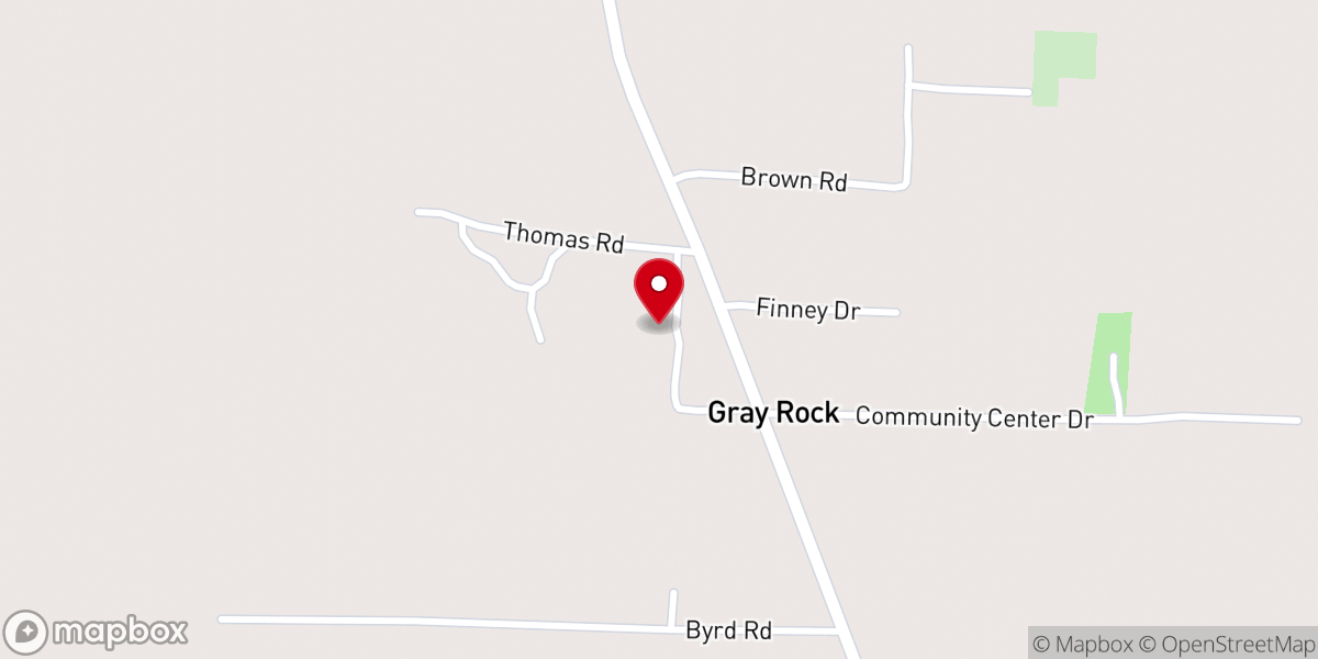 Map showing location of Byrd Memorial