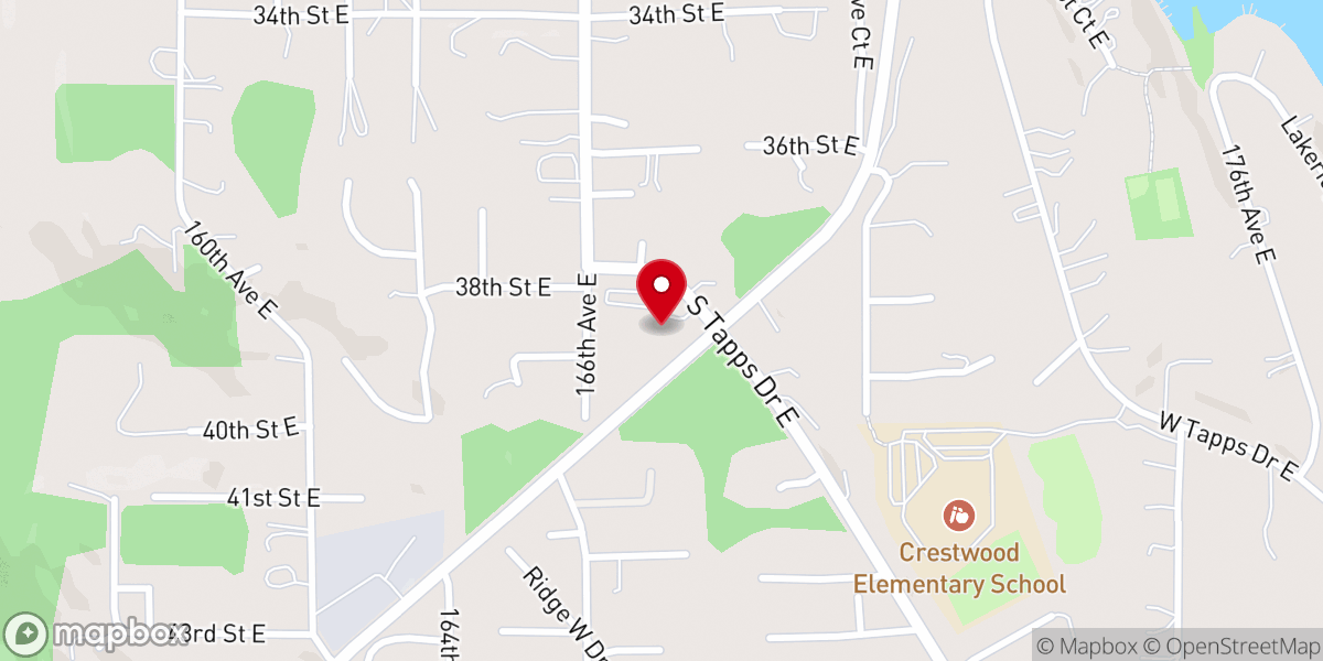 Map showing location of Creator Lutheran Church