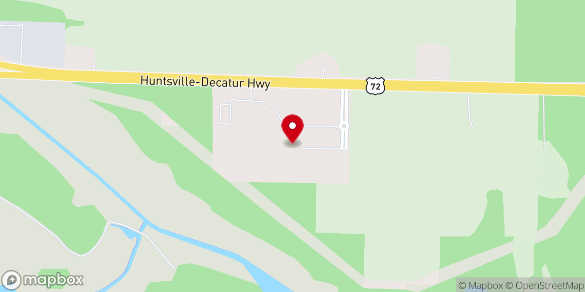 Map showing location of Calvary Assembly - Decatur Campus