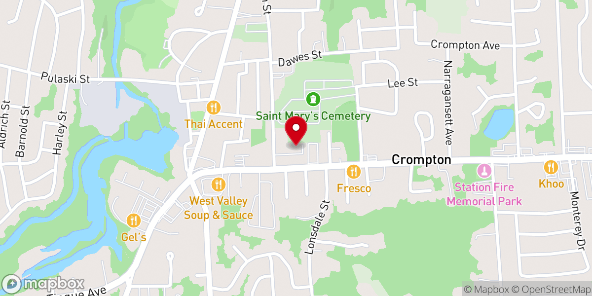 Map showing location of Pleasant Hills