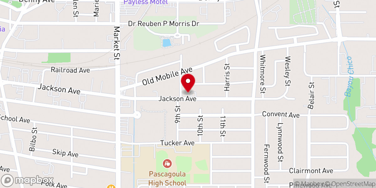 Map showing location of Iglesia Cristiana Nuevo Pacto