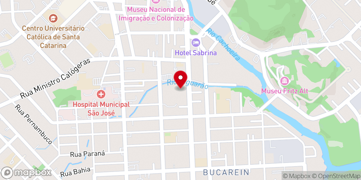 Map showing location of IBN - 1ª Igreja Batista das Nações
