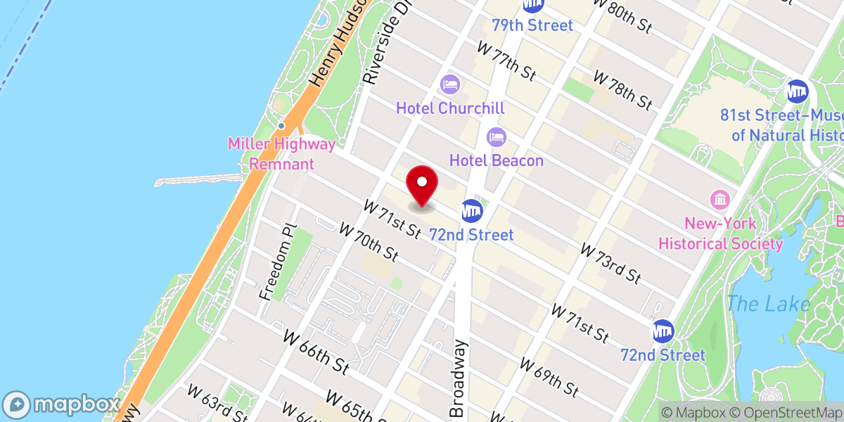 Map showing location of Apostolic Outreach Church International a NJ Nonprofit Corpo